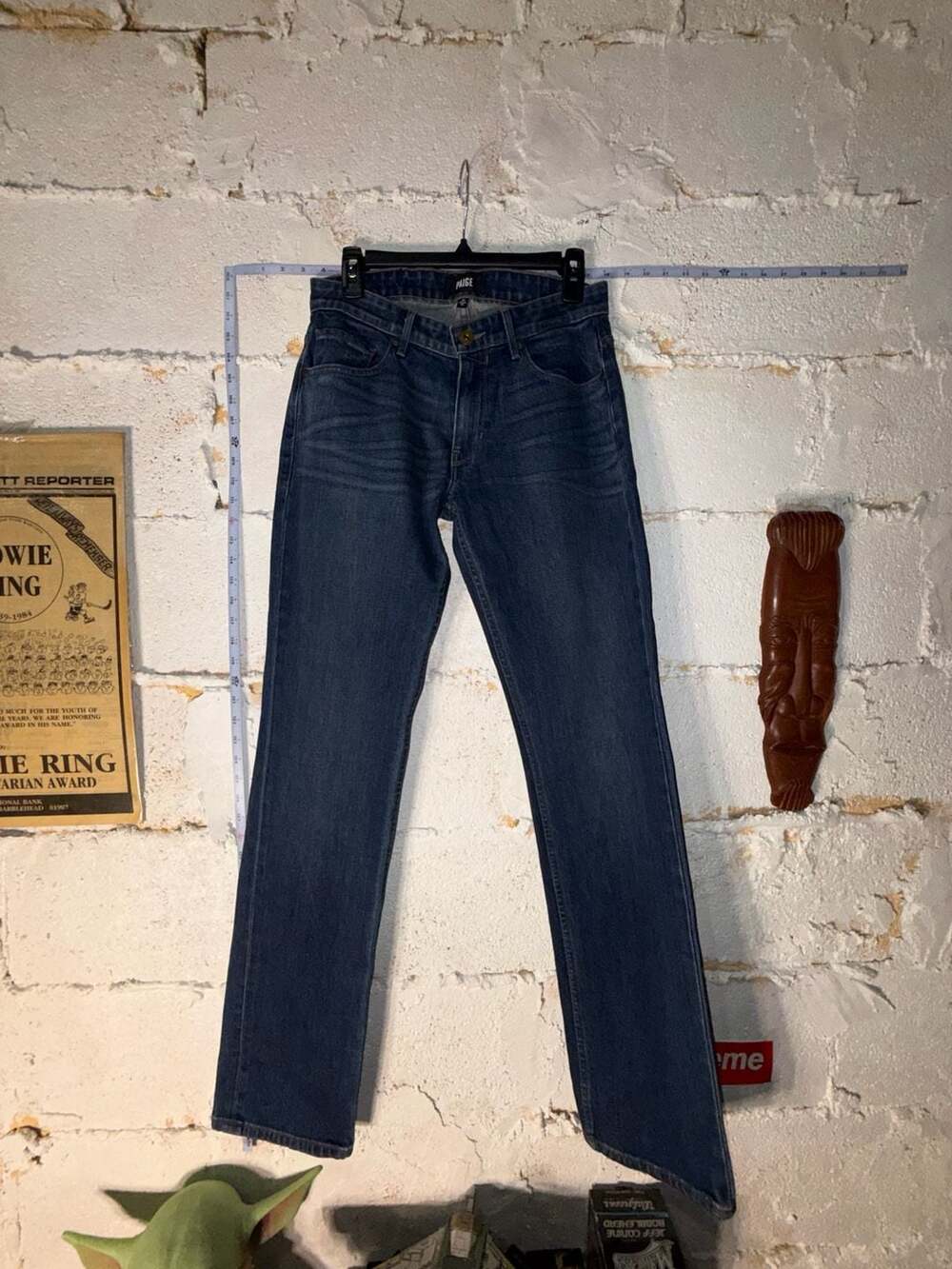 Paige Normandie Slim Straight Jeans Size 28